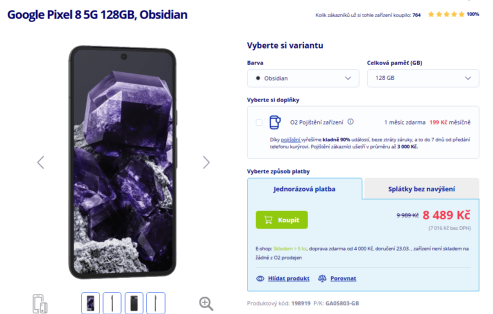 Google Pixel 9x 3GHz, 8GB RAM, 6,2", NFC