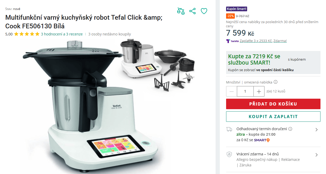 Multifunkční varný robot Tefal