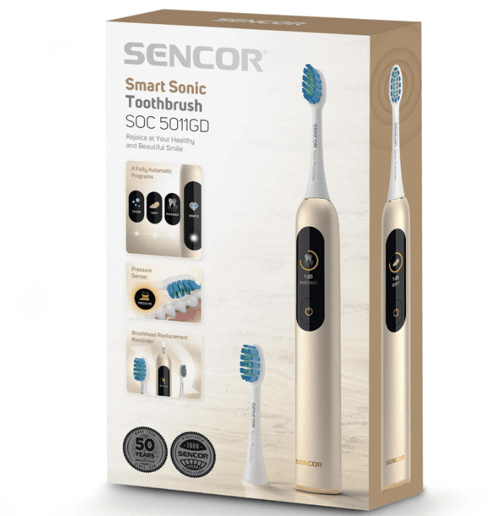 El. zubní kartáček Sencor, sonic, 4 režimy