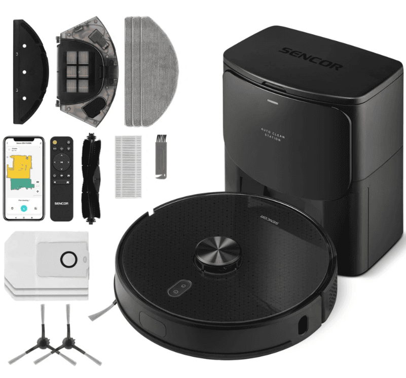Robot vysavač, mop, stanice Sencor