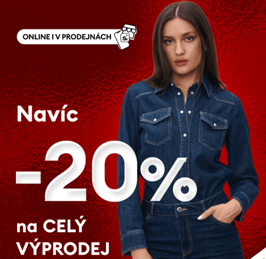 Sinsay - extra sleva 20% na výprodej