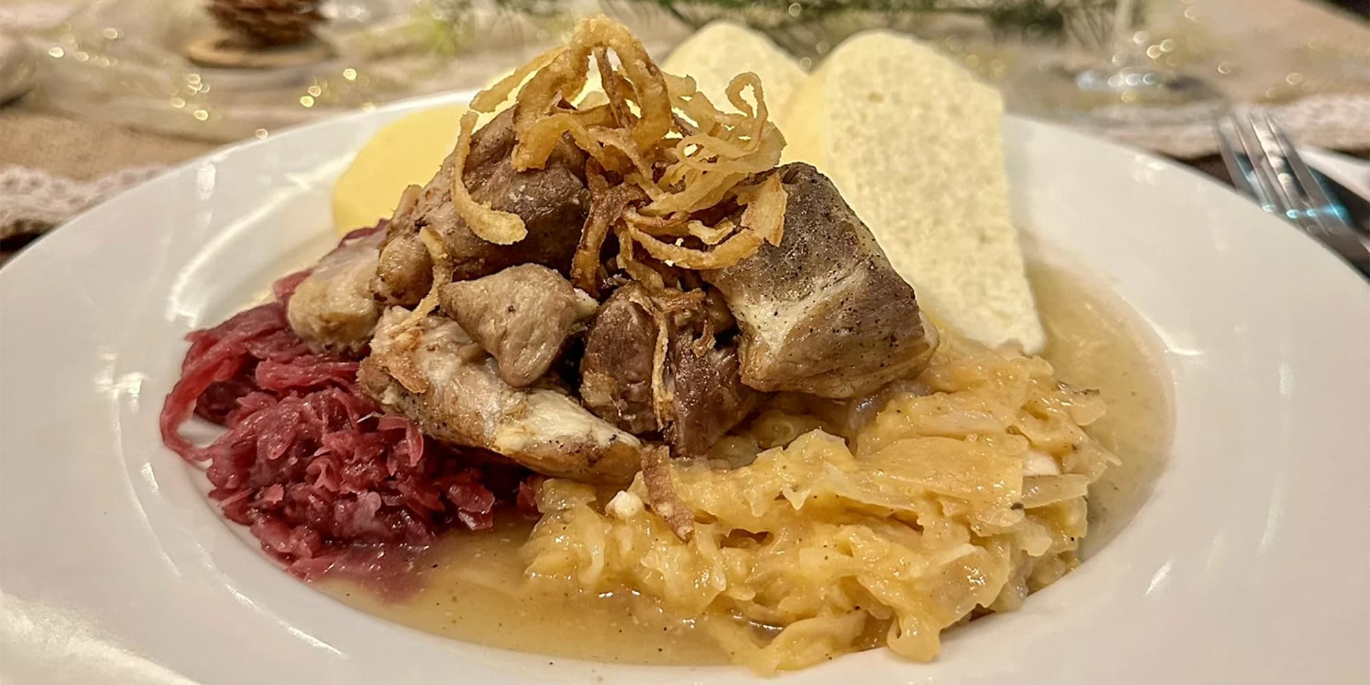Poctivá česká kuchyně: tříchodové menu s nápojem pro 1 nebo 2 osoby