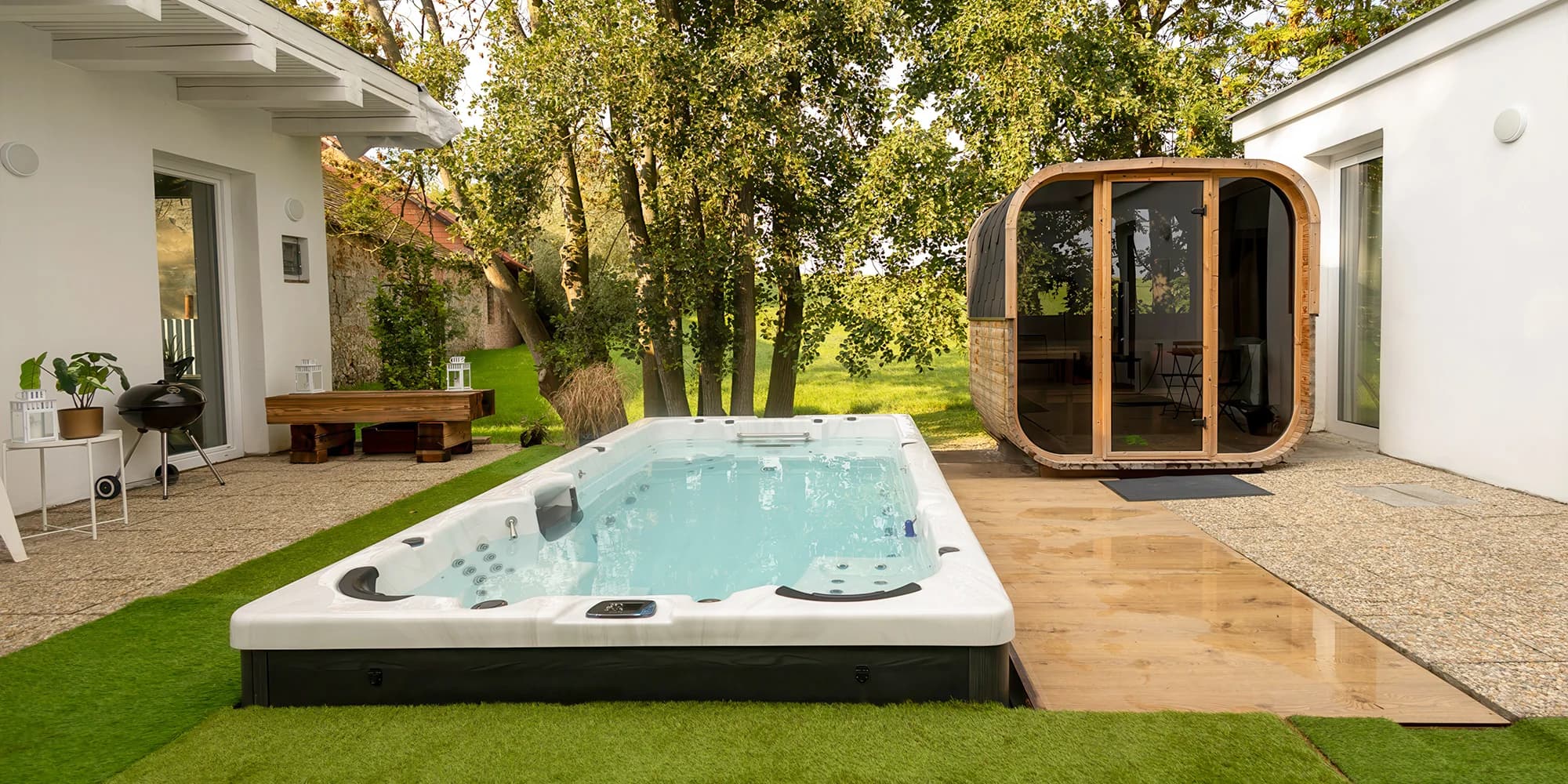 Privátní wellness apartmán: sauna, bazén i spa s vířivkou, od 15 do 22 h nebo na celou noc jen pro vás dva