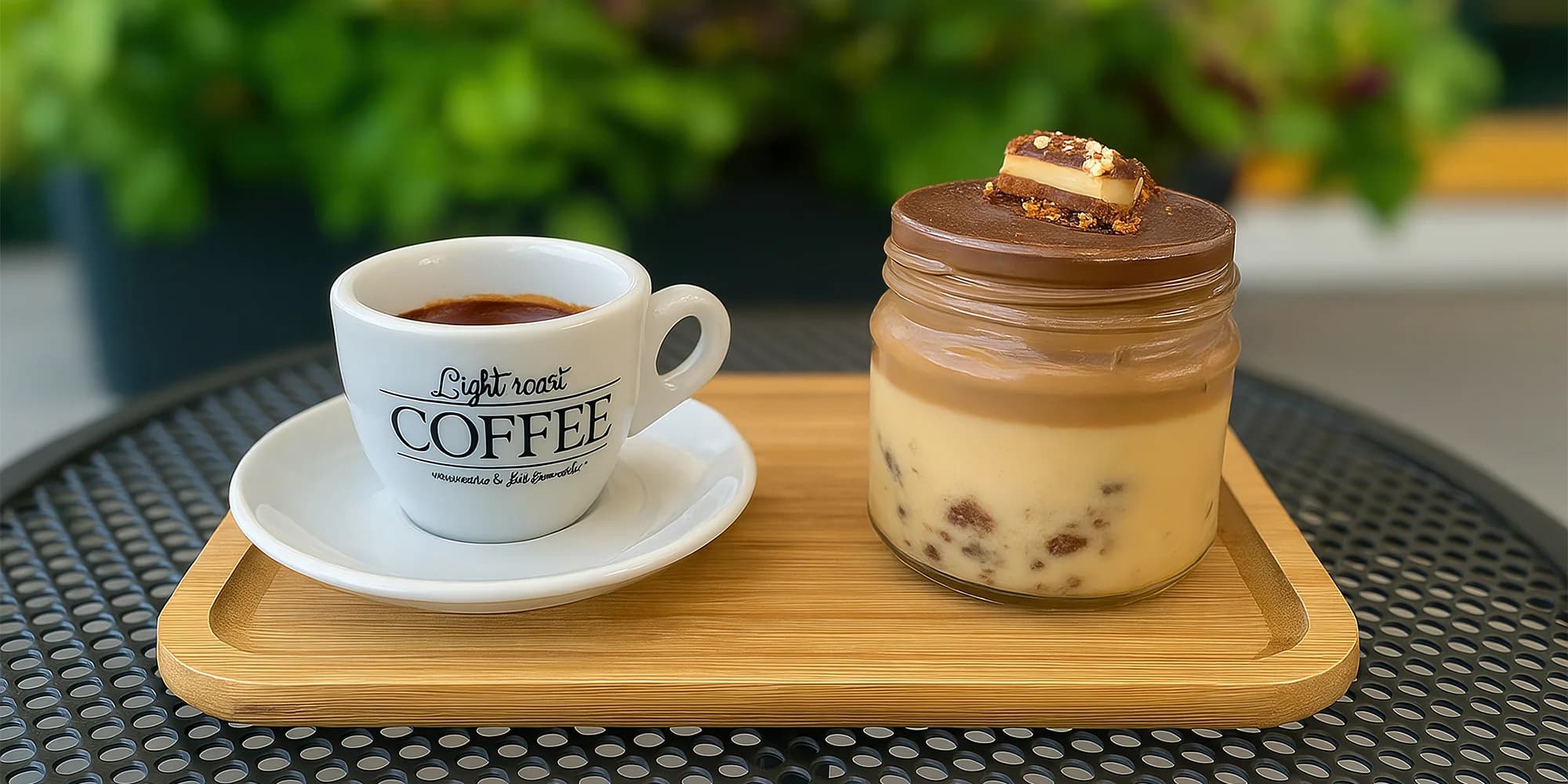Nápoj a zákusek pro 1 i 2 osoby: tiramisu, mrkrváč, limonády i káva