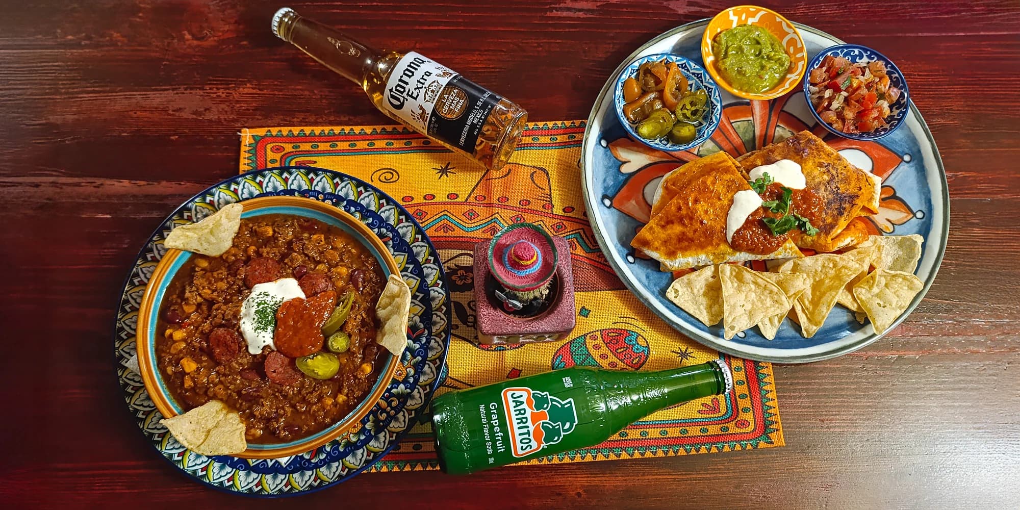 Mexiko na talíři v novém podniku: chilli con carne, burrito i nachos pro 1 nebo 2 osoby