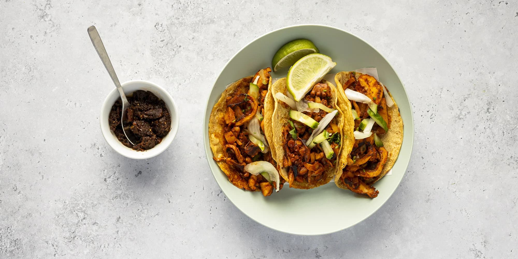 4chodové mexické menu pro 2 osoby s tacos i dezertem, restaurace s prestižním oceněním