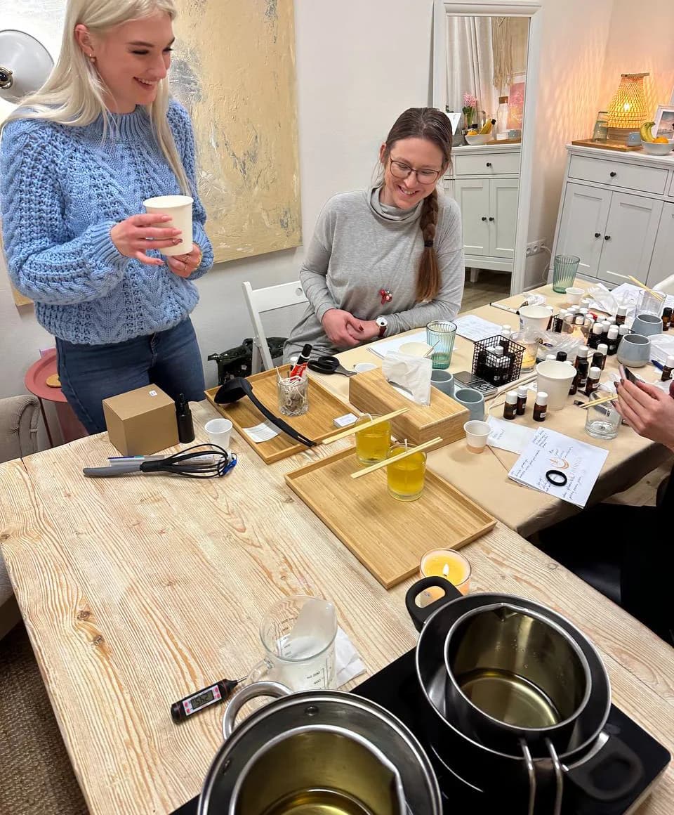 Vyrobte si vlastní sójovou svíčku: kreativní workshop pro 1 i 2 osoby