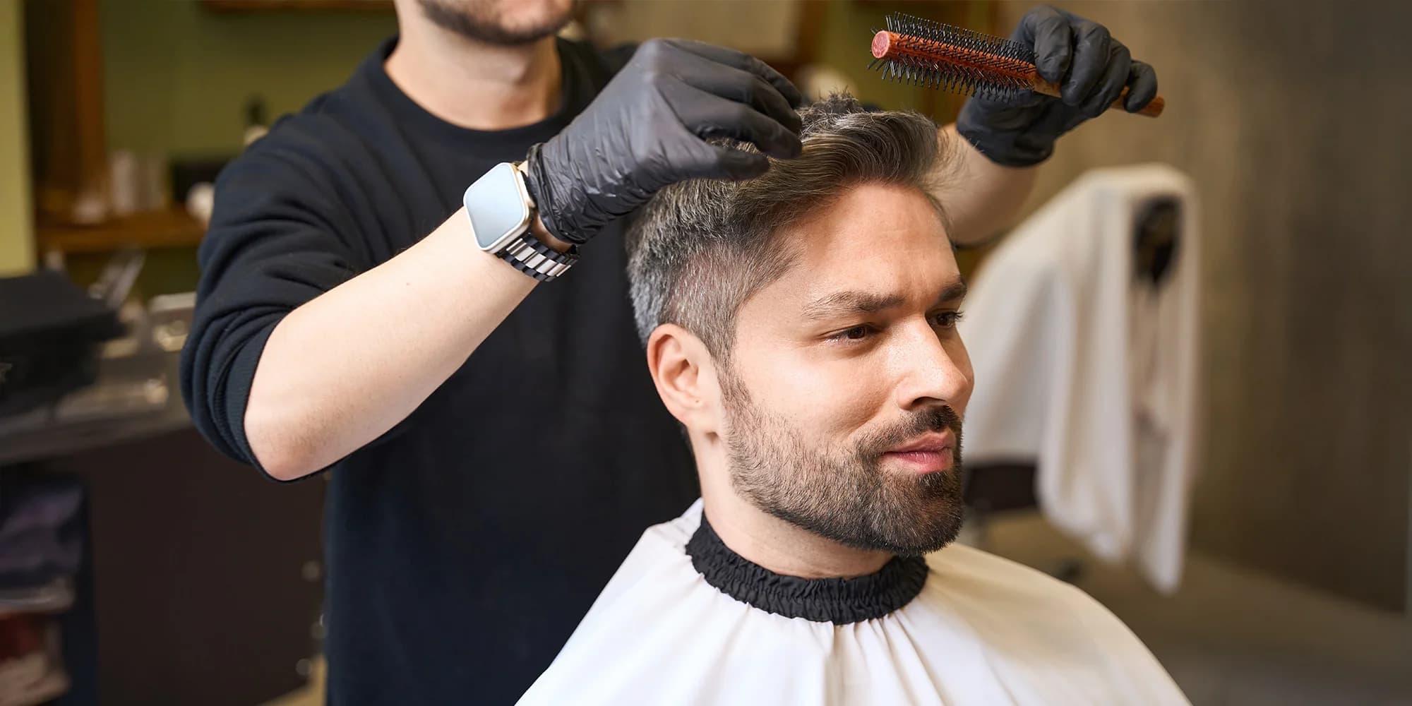 Pánský či dětský střih, úprava vousů i komplet balíček ve stylovém barbershopu