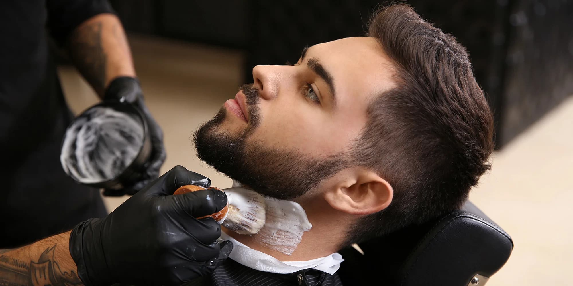 Barber péče pro děti a dospělé: střih vč. stylingu, úprava vousů i obočí i komplet balíček