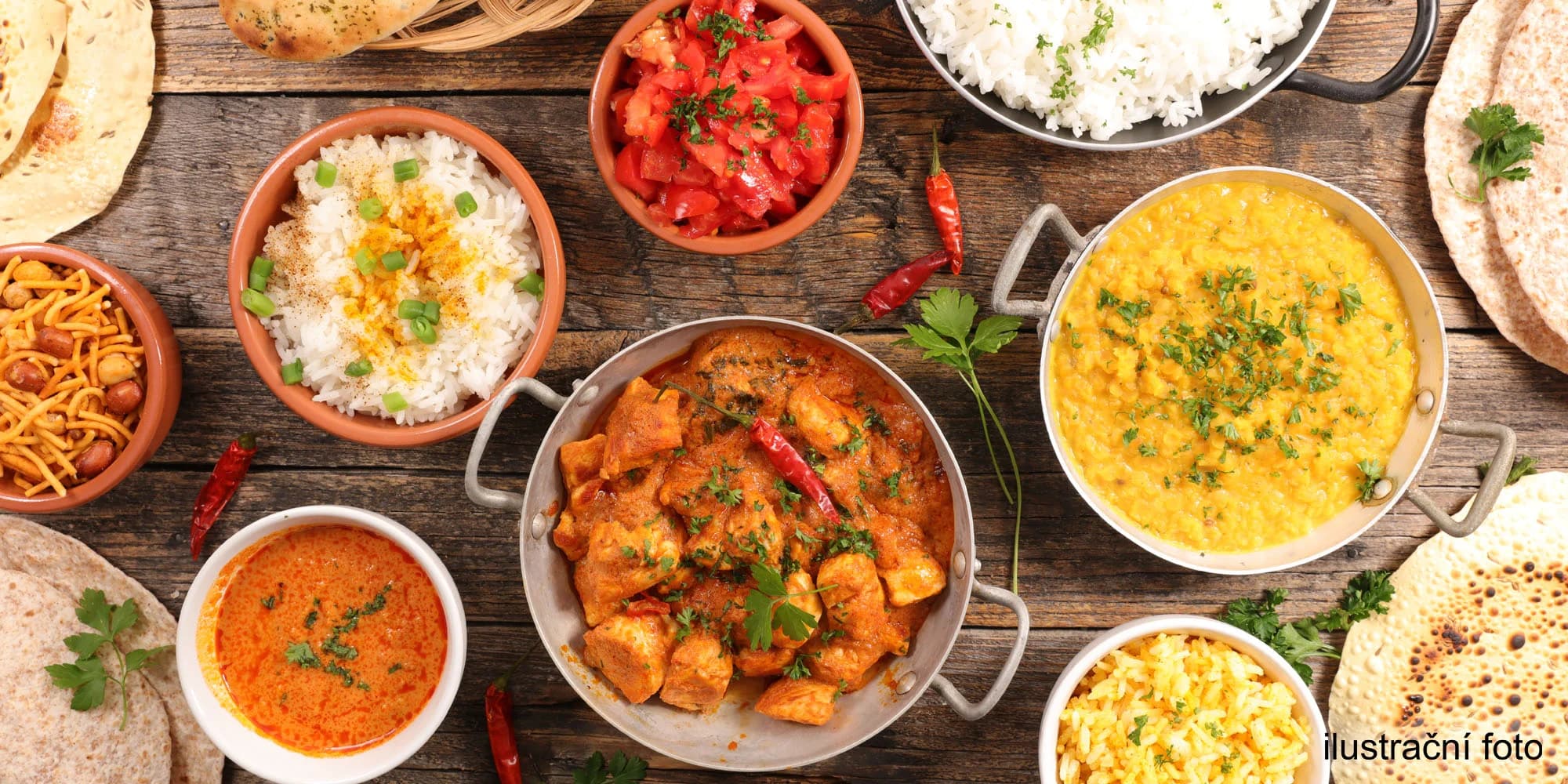 Indická restaurace Kathmandu: voucher na jídlo v hodnotě 250–1000 Kč