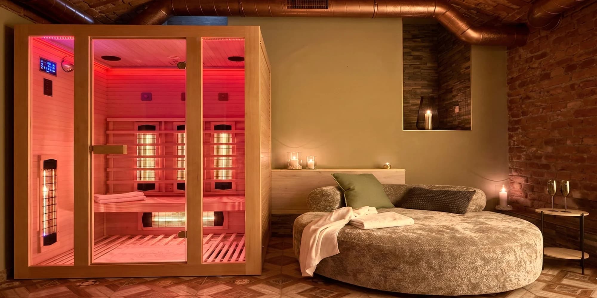 Privátní spa vč. prosecca i koupele pro 2 osoby: lázeň, sauny i relax místnost