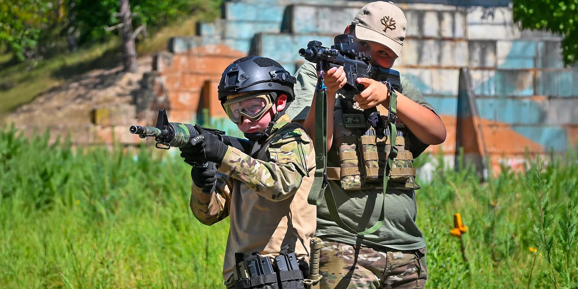 Příměstský airsoftový tábor pro děti od 9 do 17 let: bezpečná akční zábava v přírodě