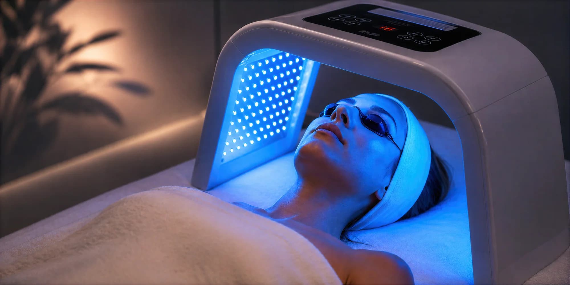 Neinvazivní péče o pleť: LED světelná terapie s vyživující maskou