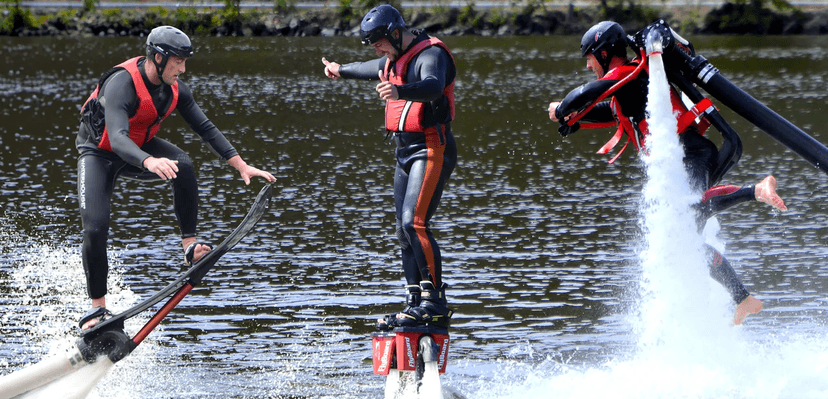 30 min. Flyboardu, Jetpacku či Hoverboardu podle výběru pro 1 osobu
