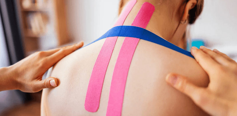 Lymfatické tejpování vč. ručního uvolnění uzlin: ruce, záda, břicho či nohy 