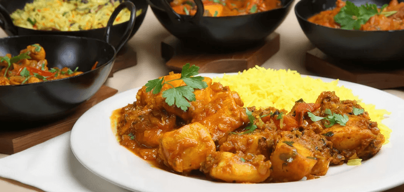 Vegetariánské speciality převážně z indické kuchyně