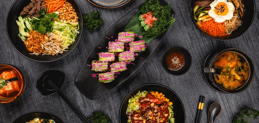 Vouchery na jídlo i pití v asijské a sushi restauraci MYA