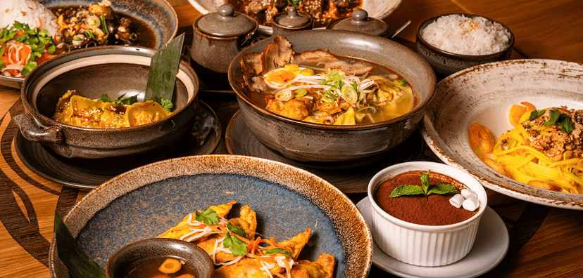 Autentické vietnamské menu pro dva: tříchodová hostina