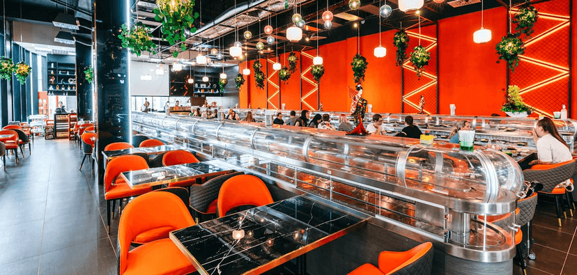 Running sushi: 2 hodiny neomezené konzumace sushi a dalších asijských specialit