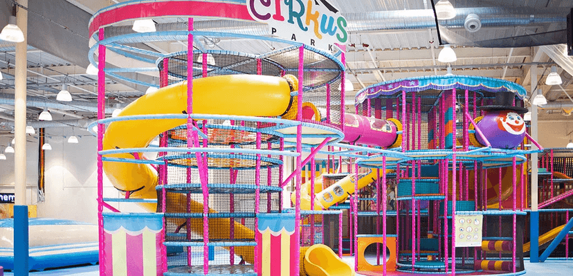 Vstup do dětského Cirkus Parku o rozloze 3000 m²: nejmodernější atrakce ve střední Evropě 