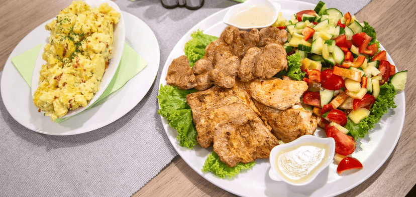 Steak menu z grilu až pro 3