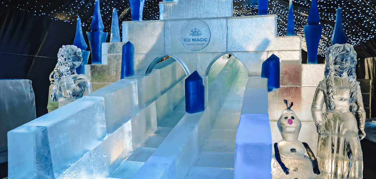 Ledové sochy na Čerňáku: Ice Magic, největší ledová výstava v Česku 