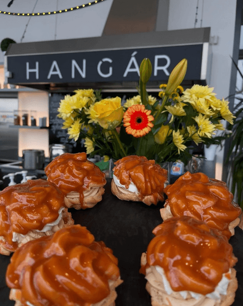 Otevřený voucher v hodnotě 500 Kč do Hangár café