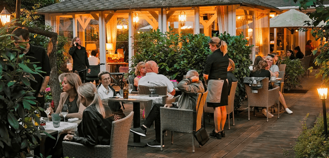 Dárkové vouchery do luxusní zahradní restaurace v centru Prahy 