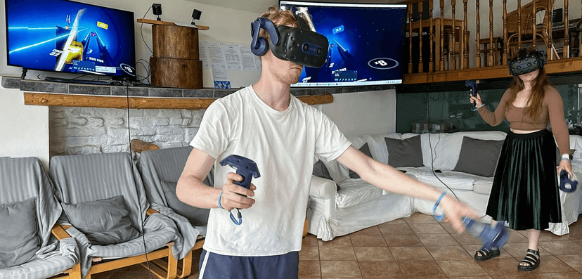 Virtuální realita: půjčení 1 nebo 2 setů až na 2 hodiny, na výběr přes 60 různých her