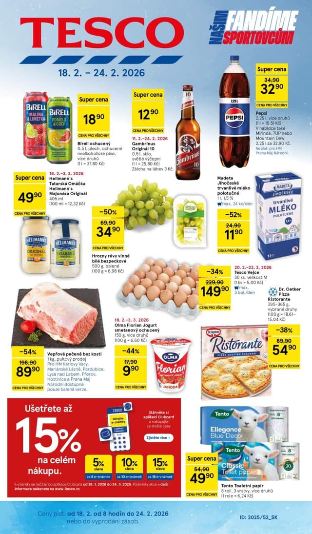 Tesco leták 18.-24.2.