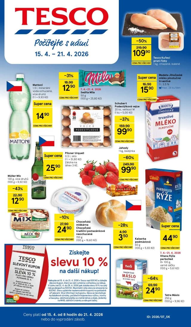 Tesco leták 15.-21.4.