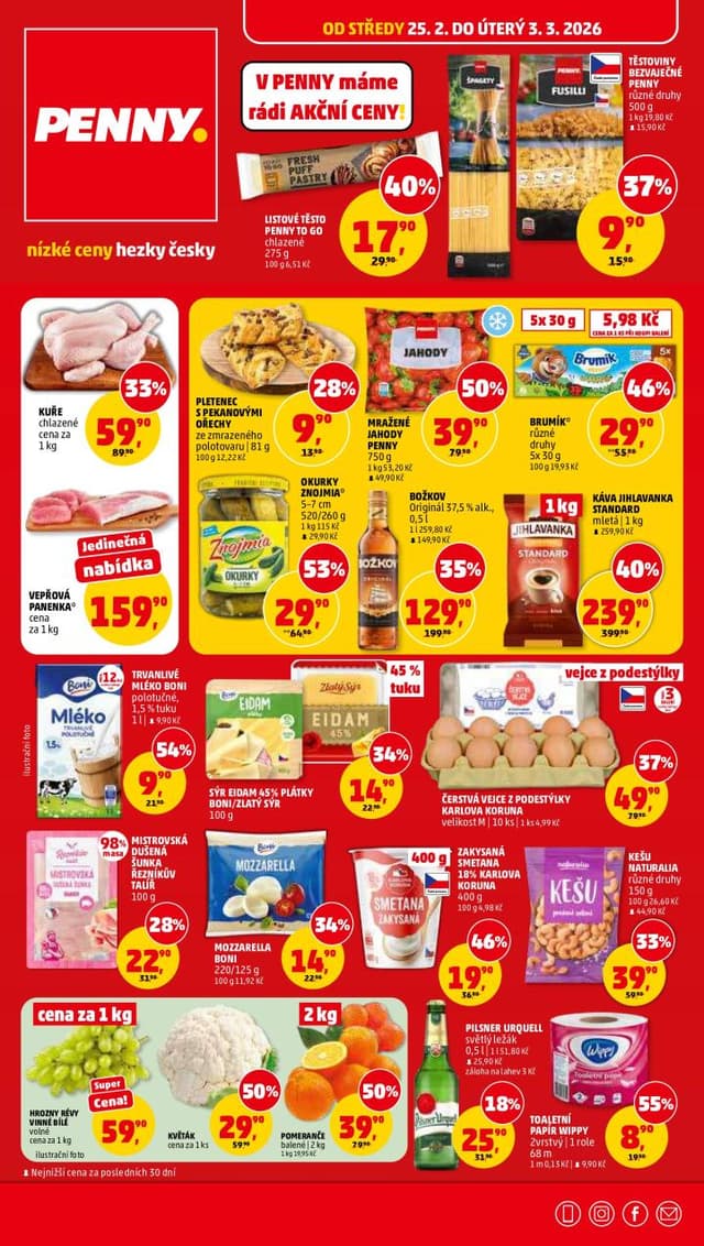 Penny leták 25.2. - 3.3.