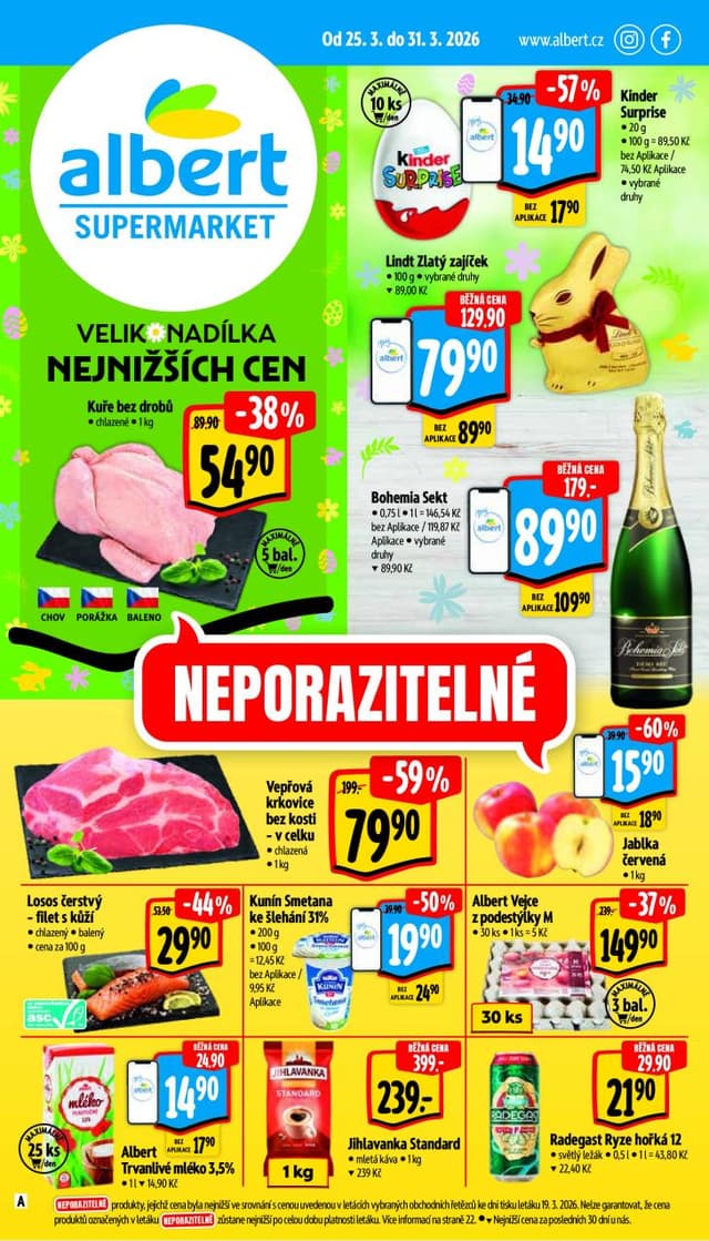 Albert supermarket leták 25.-31.3.