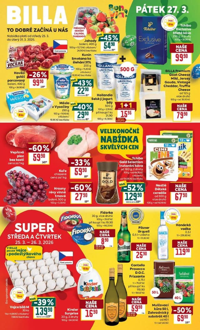 Billa leták 25.-31.3.
