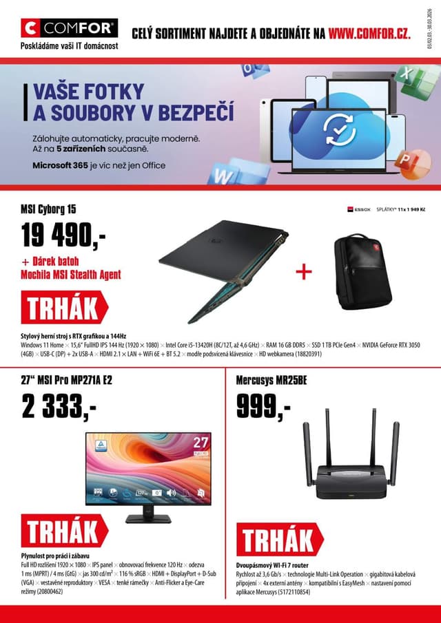 Comfor leták 2.-30.3.