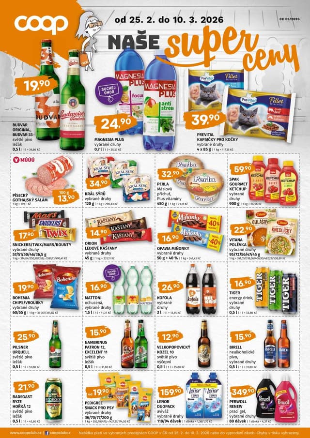 COOP leták 25.2. - 10.3.