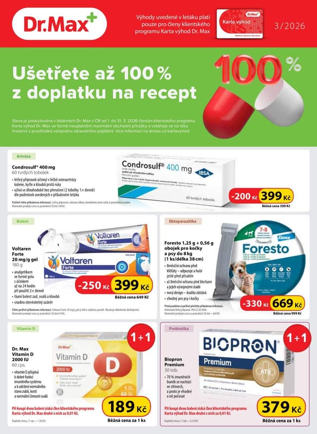 Dr. Max lékárny leták 1.-31.3.