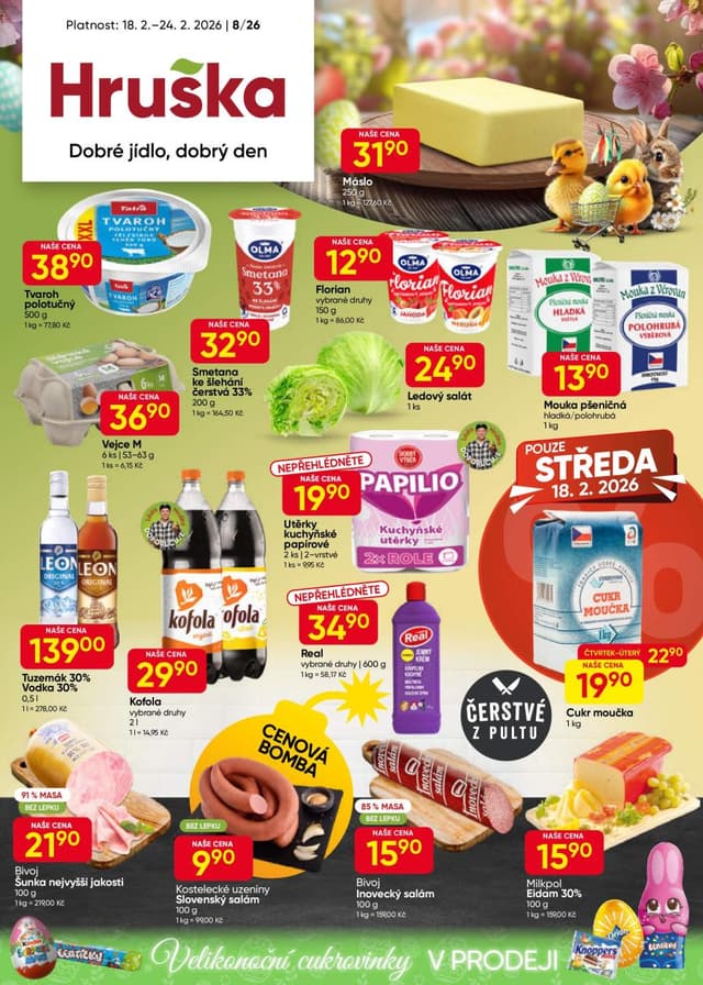 Hruška supermarket leták 18.-24.2.