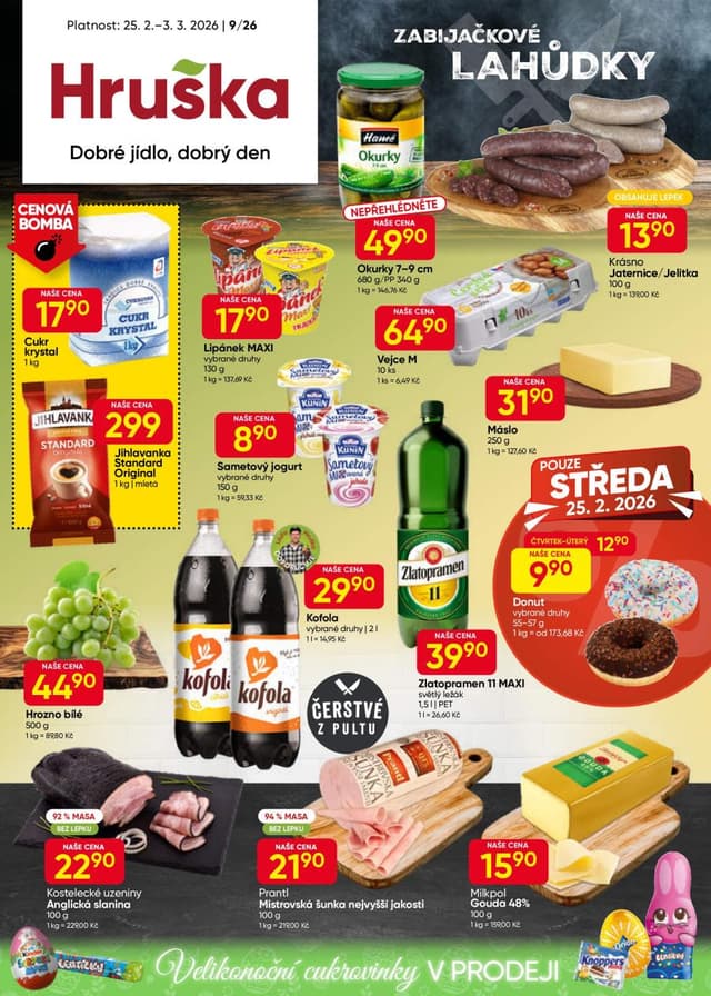 Hruška supermarket leták 25.2. - 3.3.