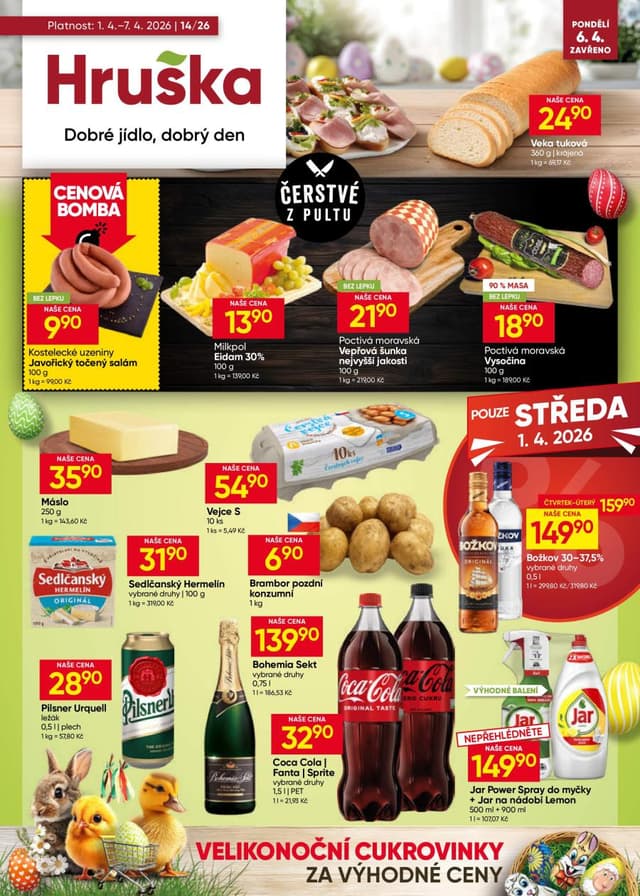 Hruška supermarket leták 1.-7.4.