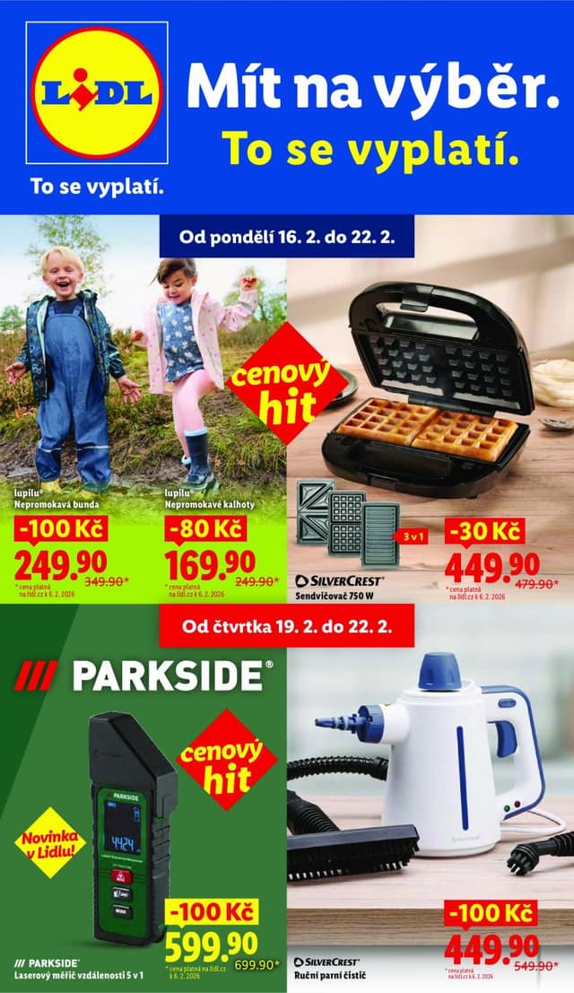 Lidl leták Spotřební zboží 16.-22.2.