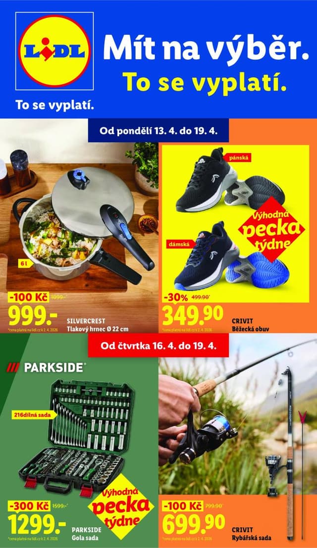 Lidl leták Spotřební zboží 13.-19.4.