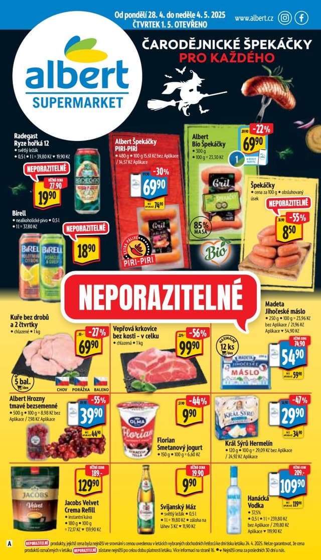 Albert supermarket leták 28.4. - 4.5.