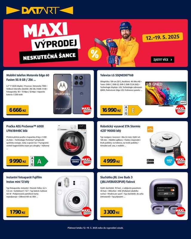 Datart elektro leták 12.-19.5.