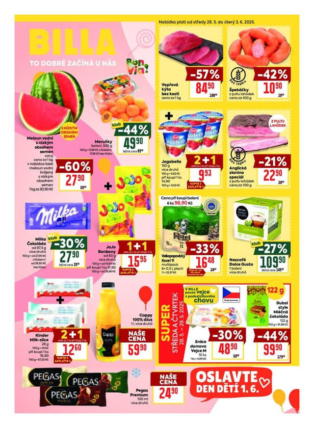 Billa leták 28.5. - 3.6.
