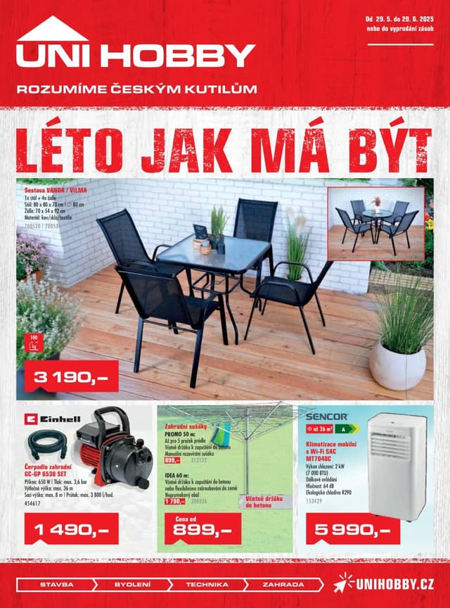 Unihobby leták 29.5. - 29.6.