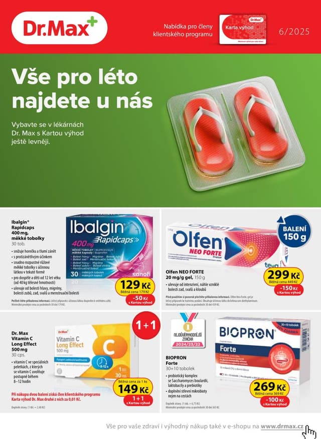 Dr. Max lékárny leták 1.-30.6.