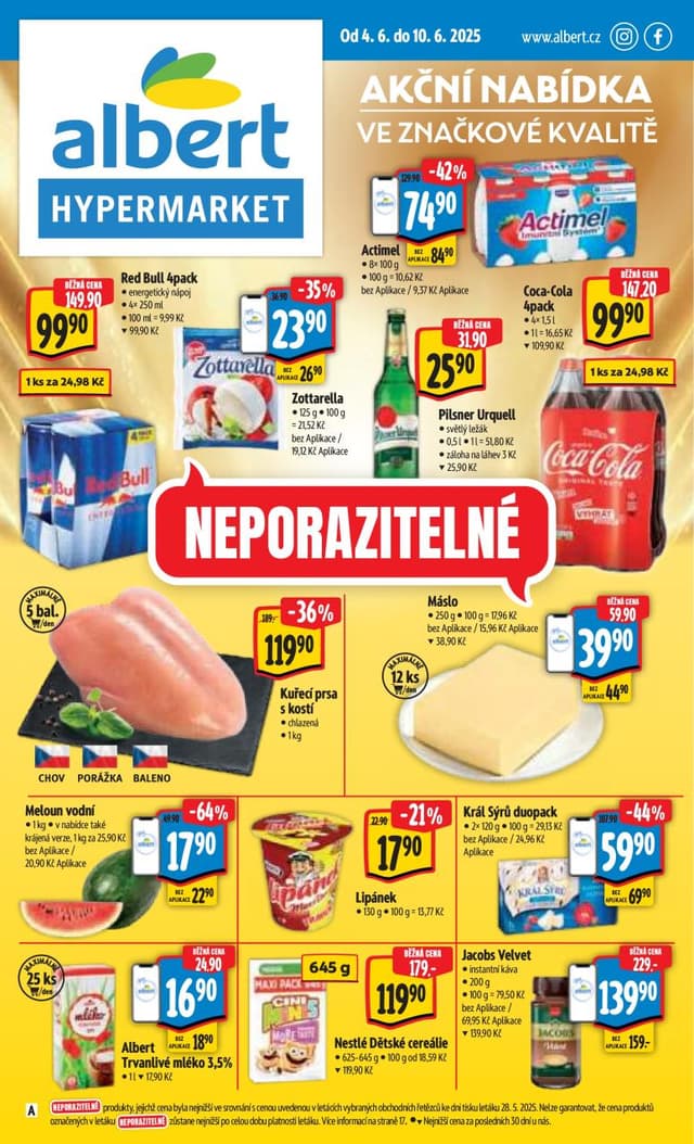 Albert hypermarket leták 4.-10.6.