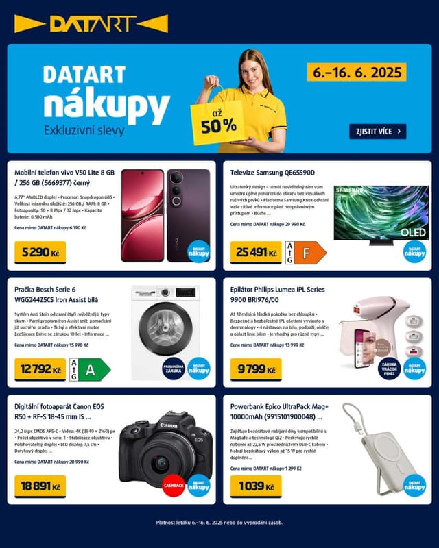 Datart elektro leták 6.-16.6.
