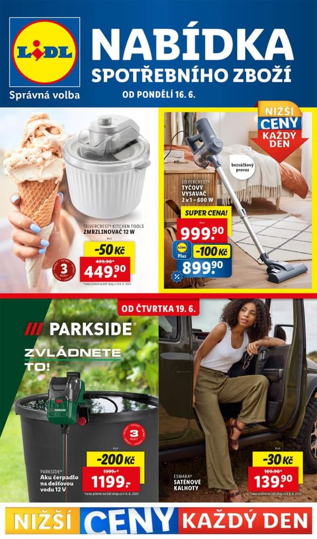 Lidl leták Spotřební zboží 16.-22.6.